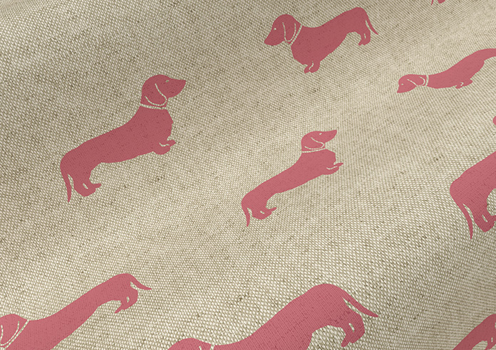 Emily Bond Peggy, Raspberry - Roller Blind - Image 4